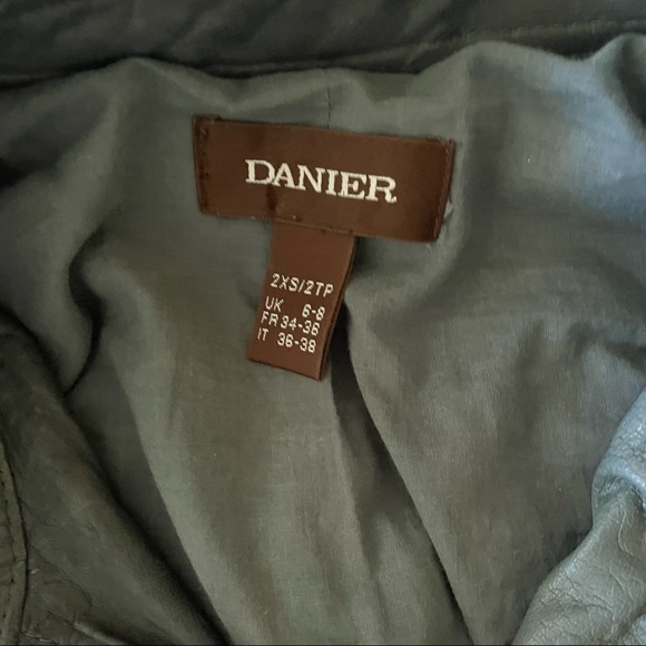 Danier Genuine Leather Biker Jacket - Picture 8 of 11